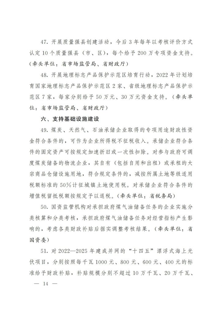 政策宣貫｜山東省人民政府關于印發(fā)2022年 “穩(wěn)中求進”高質(zhì)量發(fā)展政策清單 (第二批)的通知